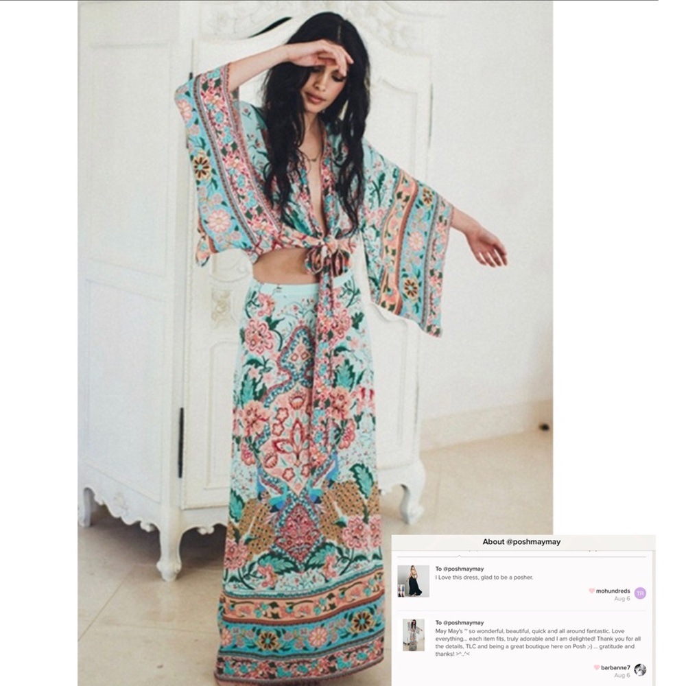 Bohemian Gypsy Style Split Style Skirt